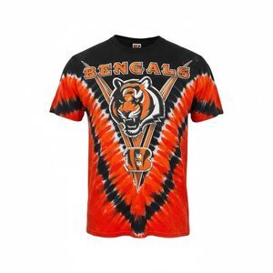 Cincinnati Bengals Shirt Mens XL NFL Football Tie Dye Majestic Graphic Tee